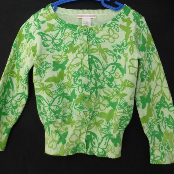 OLD NAVY button up sweater, cardigan, butterflies